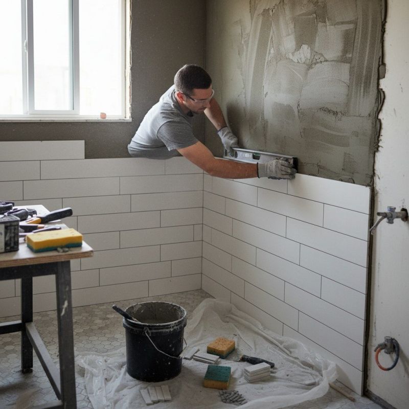 Bathroom Tile Installation detail