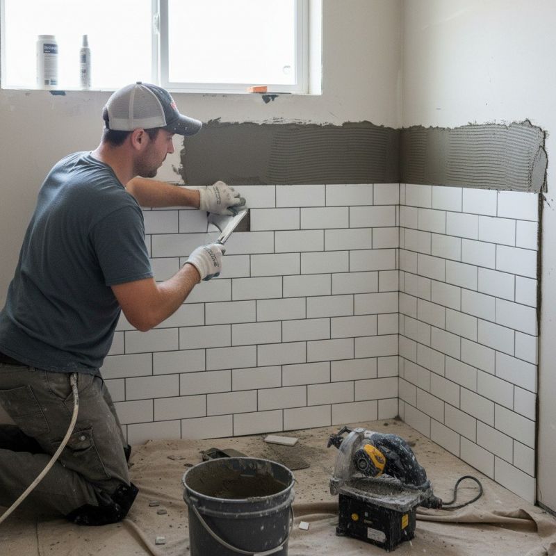Bathroom Tile Installation detail