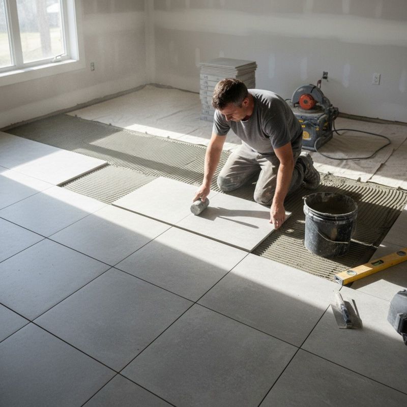 Ceramic Tile Installation detail