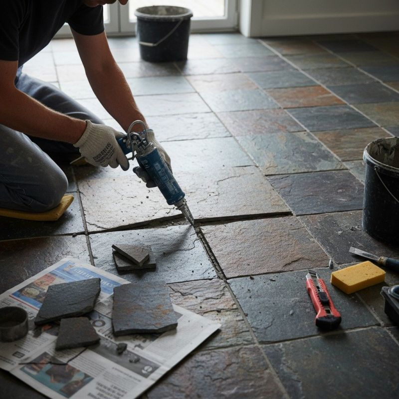 Granite Tile Repair detail