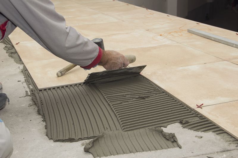 Porcelain Tile Installation detail