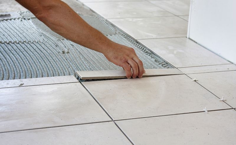 Porch Tile Installation detail